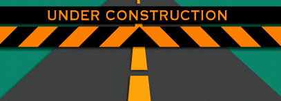  Under Construction road sign - a 60 k gif